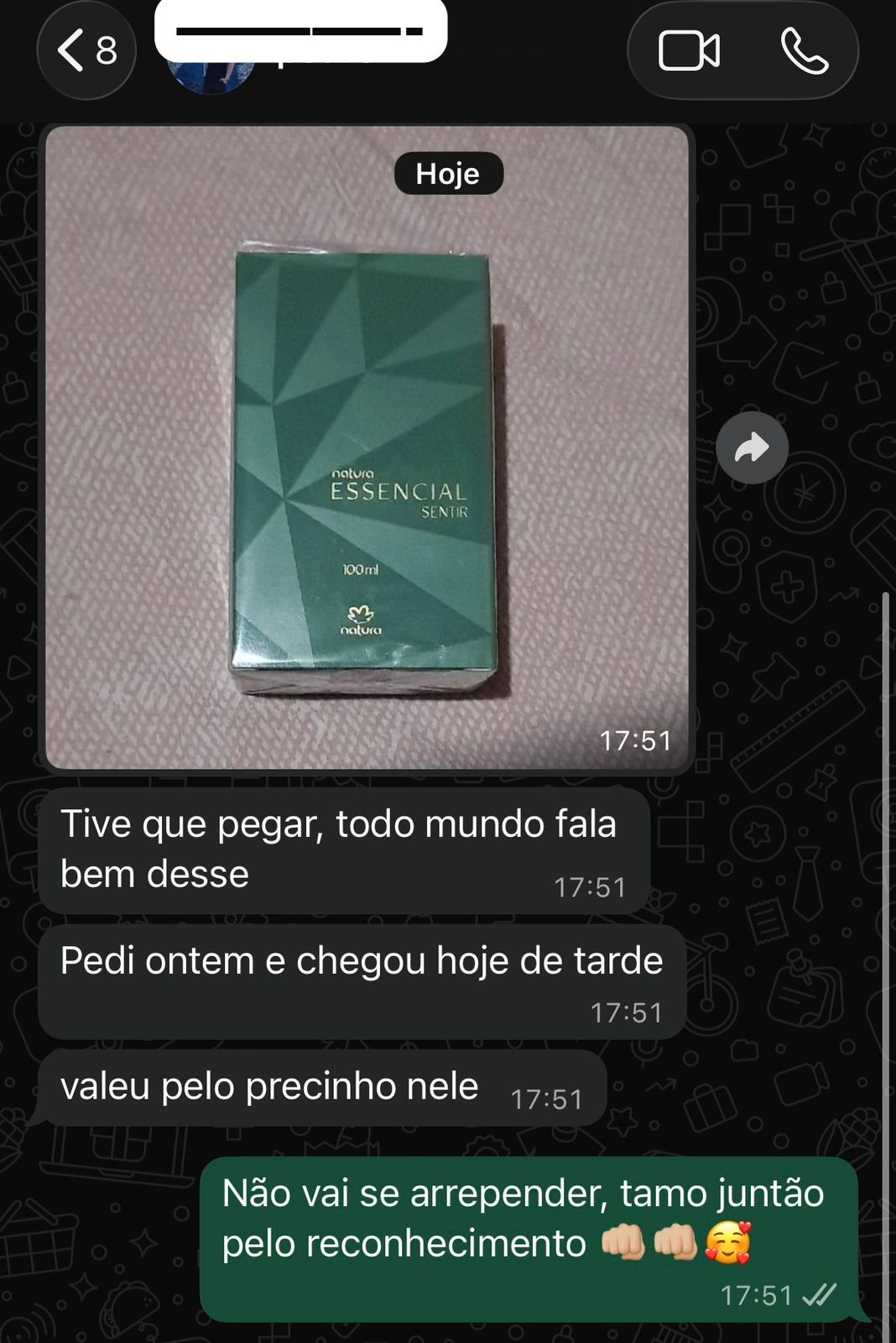 Feedback Natura Essencial Sentir
